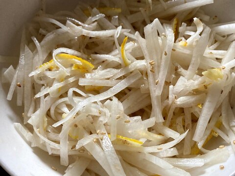 大根と柚子のナムル